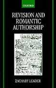 Libro in inglese Revision and Romantic Authorship Zachary Leader