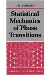 Copertina  Statistical mechanics of phase transitions