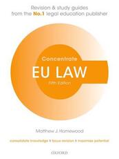 Libro in inglese EU Law Concentrate: Law Revision and Study Guide Matthew Homewood