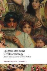 Libro in inglese Epigrams from the Greek Anthology
