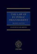 Libro in inglese The Law of EU Public Procurement Christopher Bovis