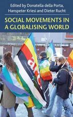 Libro in inglese Social Movements in a Globalising World Hanspeter Kriesi Dieter Rucht