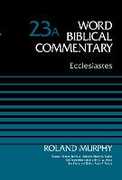 Libro in inglese Ecclesiastes, Volume 23A Roland E. Murphy