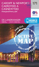 Libro in inglese Cardiff & Newport, Pontypool Ordnance Survey