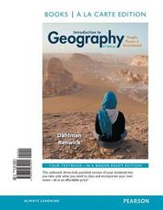 Libro in inglese Introduction to Geography: People, Places & Environment, Books a la Carte Edition Carl H Dahlman William H Renwick