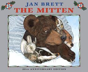 Libro in inglese The Mitten Jan Brett