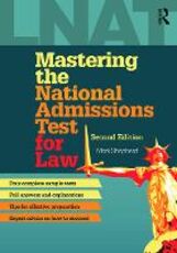 Libro in inglese Mastering the National Admissions Test for Law Mark Shepherd