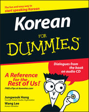 Libro in inglese Korean For Dummies Jungwook Hong