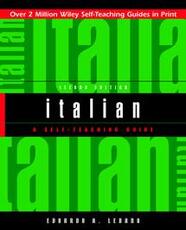 Libro in inglese Italian: A Self-Teaching Guide Edoardo A. Lebano