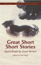 Libro in inglese Great Short Short Stories: Quick Reads by Great Writers Paul Negri