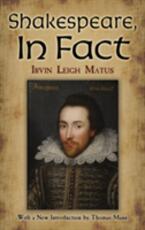 Libro in inglese Shakespeare, In Fact Matus