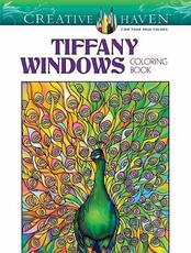 Libro in inglese Creative Haven Tiffany Windows Coloring Book Louis Comfort Tiffany