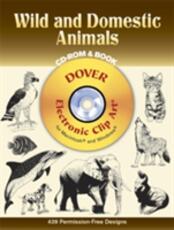 Libro in inglese Wild and Domestic Animals CD-Rom Dover