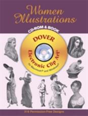Libro in inglese Women Illustrations CD-Rom and Book Dover