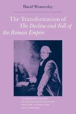 Libro in inglese The Transformation of The Decline and Fall of the Roman Empire David Womersley