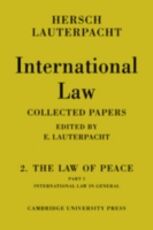 Libro in inglese The International Law The Law of Peace: Volume 2