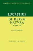 Libro in inglese Cambridge Greek and Latin Classics Lucretius