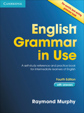 Cover  English grammar in use : a self-study reference and practice book for intermediate learners of English : with answers