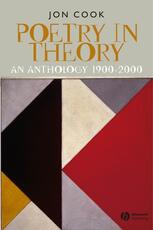 Libro in inglese Poetry in Theory: An Anthology 1900-2000 Jon Cook