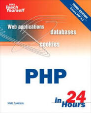 Libro in inglese Sams Teach Yourself PHP in 24 Hours Matt Zandstra