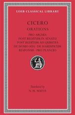 Libro in inglese Pro Archia. Post Reditum in Senatu. Post Reditum ad Quirites. De Domo Sua. De Haruspicum Responsis. Pro Plancio Cicero