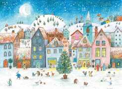 Libro in inglese Winter Village Advent Calendar Bernadette Watts