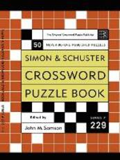 Libro in inglese Simon and Schuster Crossword Puzzle Book #229: The Original Crossword Puzzle Publisher John M. Samson