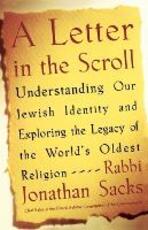 Libro in inglese A Letter in the Scrolls Rabbi Jonathan Sacks