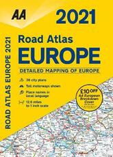 Libro in inglese Road Atlas Europe 2021