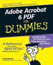 Libro in inglese Adobe Acrobat 6 PDF For Dummies Greg Harvey
