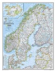 Libro in inglese Scandinavia Classic, Tubed: Wall Maps Countries & Regions National Geographic Maps