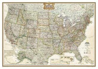 Libro in inglese United States Executive, Tubed: Wall Maps U.S. National Geographic Maps