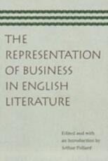 Libro in inglese Representation of Business in English Literature