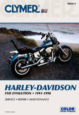 Libro in inglese Clymer Harley-Davidson FXD Evolution