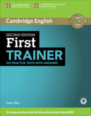 Libro in inglese First Trainer Six Practice Tests with Answers with Audio