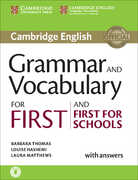 Libro in inglese Grammar and Vocabulary for First and First for Schools Book with Answers and Audio Barbara Thomas Louise Hashemi Laura Matthews