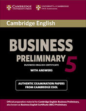 Libro in inglese Cambridge English Business 5 Preliminary Student's Book with Answers Cambridge ESOL