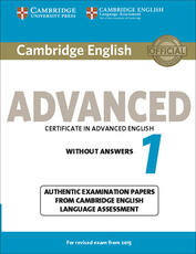 Libro in inglese Cambridge English Advanced 1 for Revised Exam from 2015 Student's Book without Answers: Authentic Examination Papers from Cambridge English Language Assessment
