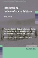 Libro in inglese Transportation, Deportation and Exile: Perspectives from the Colonies in the Nineteenth and Twentieth Centuries
