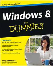 Libro in inglese Windows 8 For Dummies Andy Rathbone