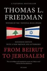 Libro in inglese From Beirut to Jerusalem Thomas L Friedman