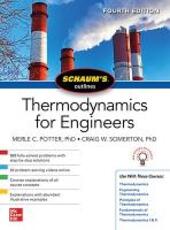 Libro in inglese Schaums Outline of Thermodynamics for Engineers, Fourth Edition Merle Potter Craig W. Somerton
