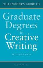 Libro in inglese The Insider's Guide to Graduate Degrees in Creative Writing Seth Abramson