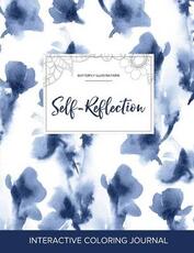 Libro in inglese Adult Coloring Journal: Self-Reflection (Butterfly Illustrations, Blue Orchid) Courtney Wegner