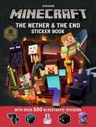 Libro in inglese Minecraft The Nether and the End Sticker Book Mojang AB