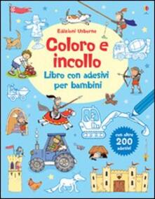 Coloro e incollo. Libro con adesivi per bambini.pdf