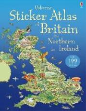 Libro in inglese Sticker Atlas of Britain and Northern Ireland Stephanie Turnbull