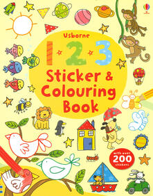 123 sticker and colouring book. Ediz. a colori.pdf