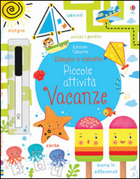 Vacanze. Piccole attività. Disegno e cancello. Con gadget