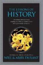 Libro in inglese Lessons of History Durant